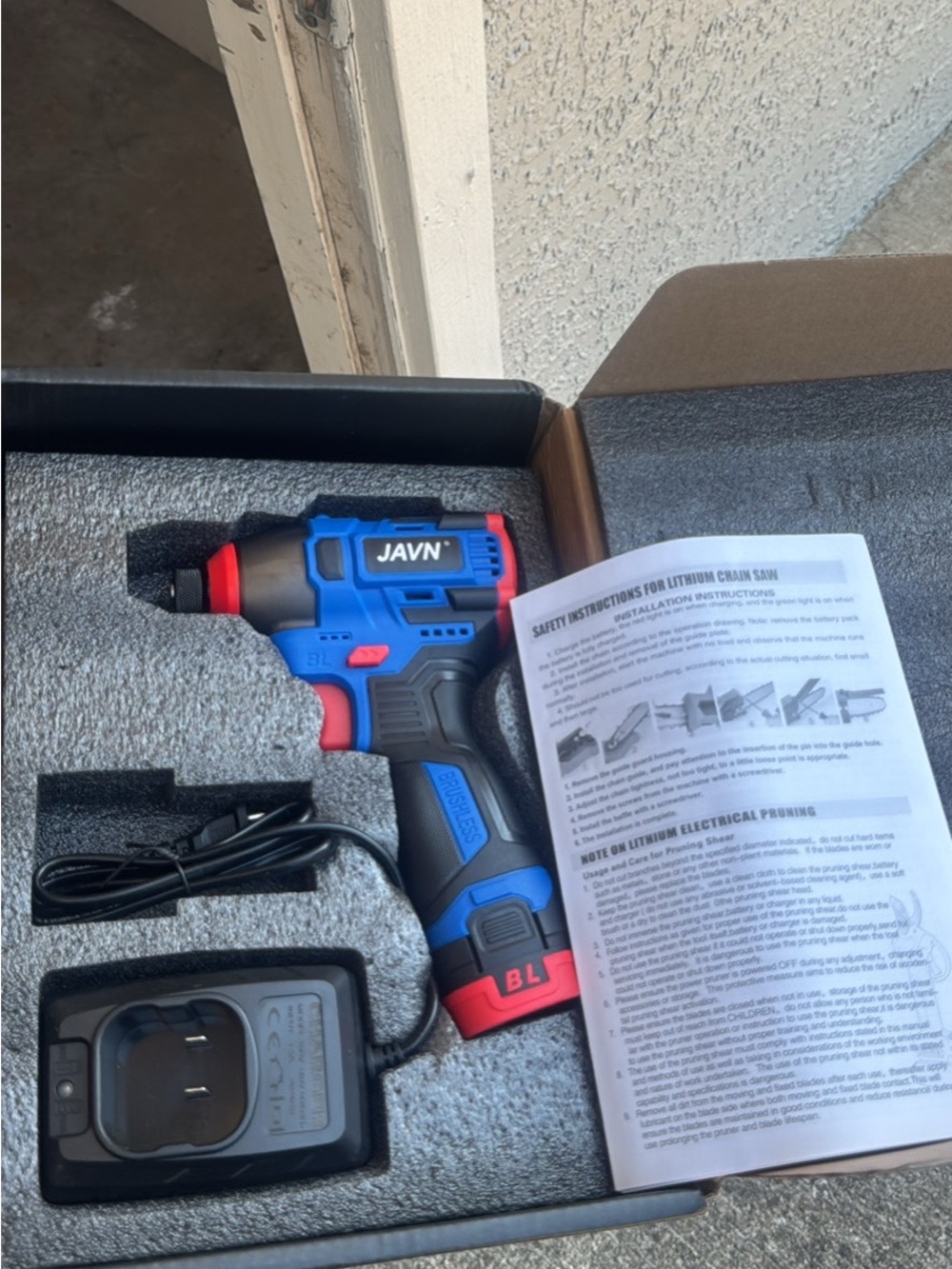 JAVN 16V Cordless Impact Wrench JV-Q16 New in Box